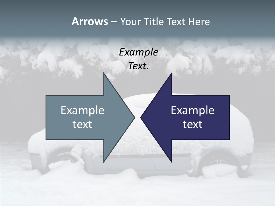 Blanche Car Parked PowerPoint Template