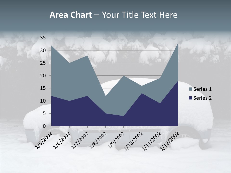 Blanche Car Parked PowerPoint Template