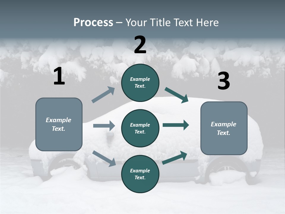 Blanche Car Parked PowerPoint Template