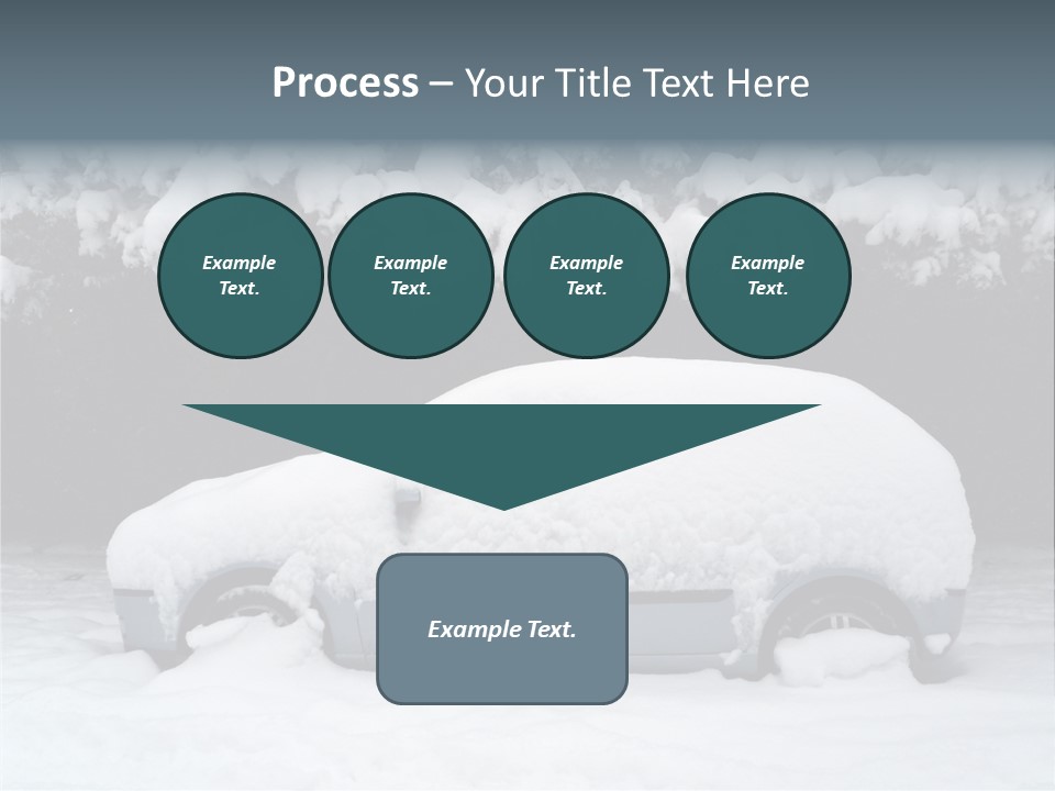 Blanche Car Parked PowerPoint Template