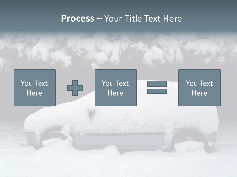 Blanche Car Parked PowerPoint Template