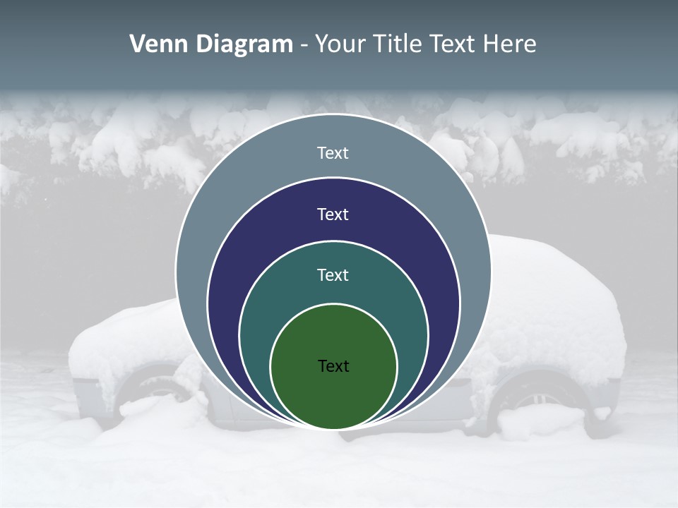 Blanche Car Parked PowerPoint Template
