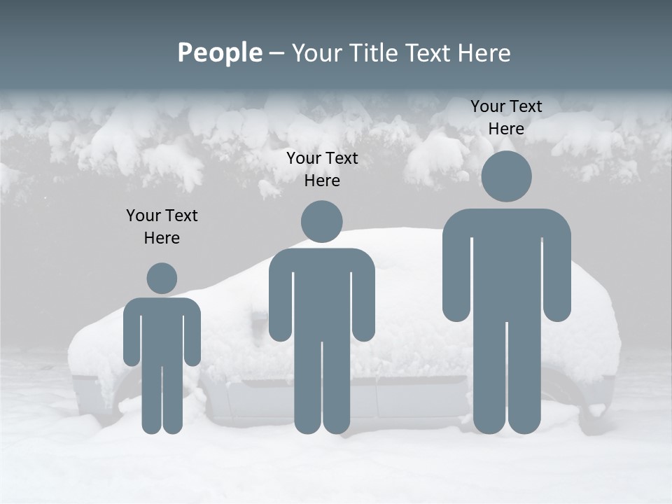 Blanche Car Parked PowerPoint Template