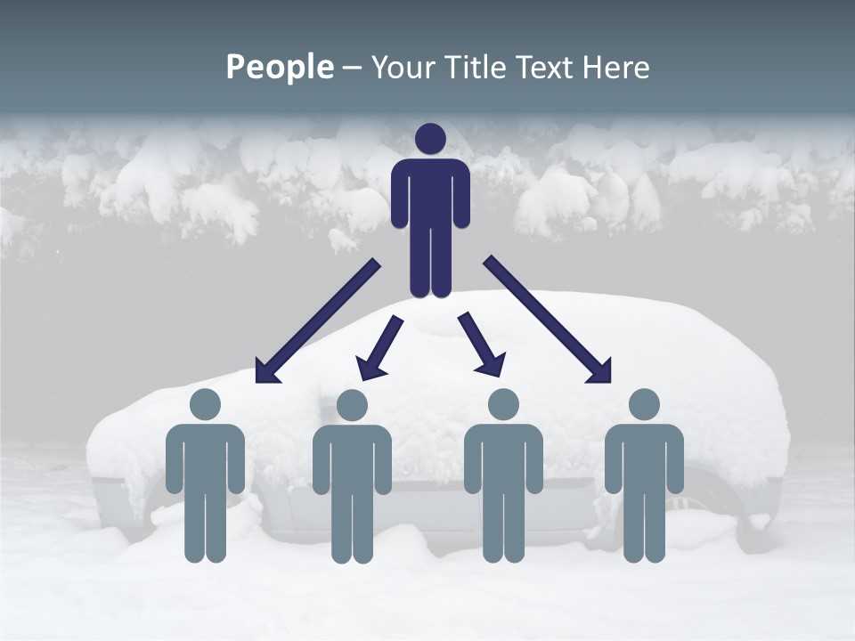 Blanche Car Parked PowerPoint Template