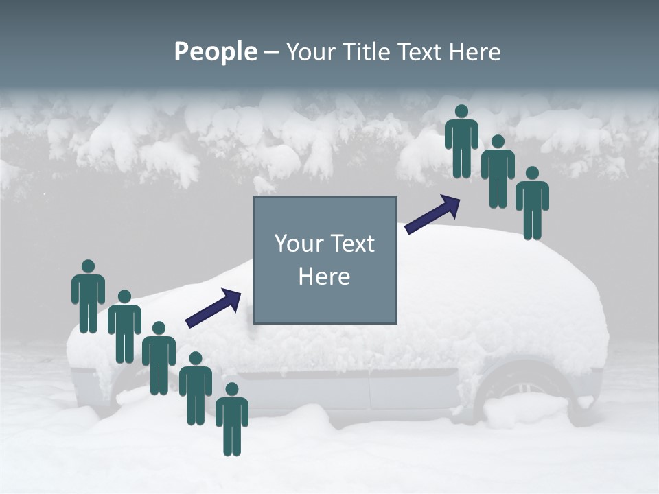 Blanche Car Parked PowerPoint Template