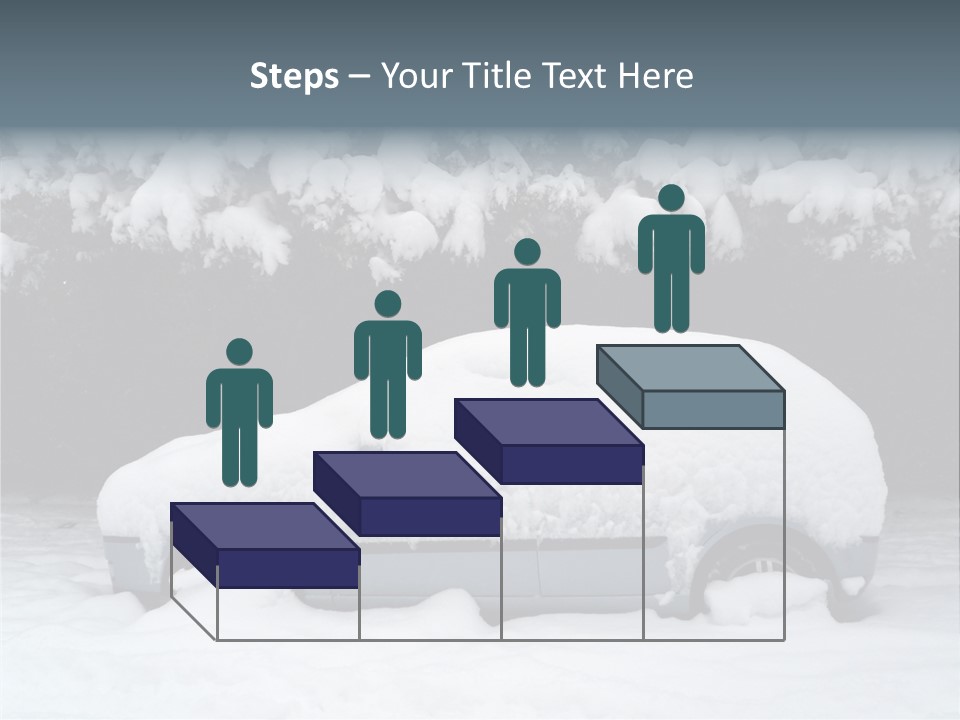 Blanche Car Parked PowerPoint Template