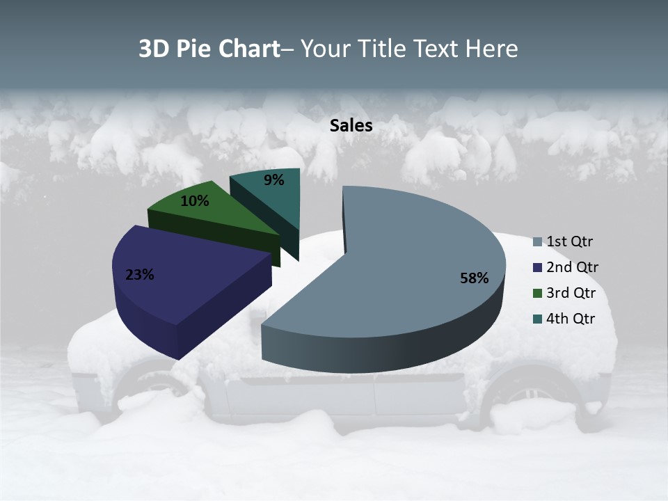 Blanche Car Parked PowerPoint Template