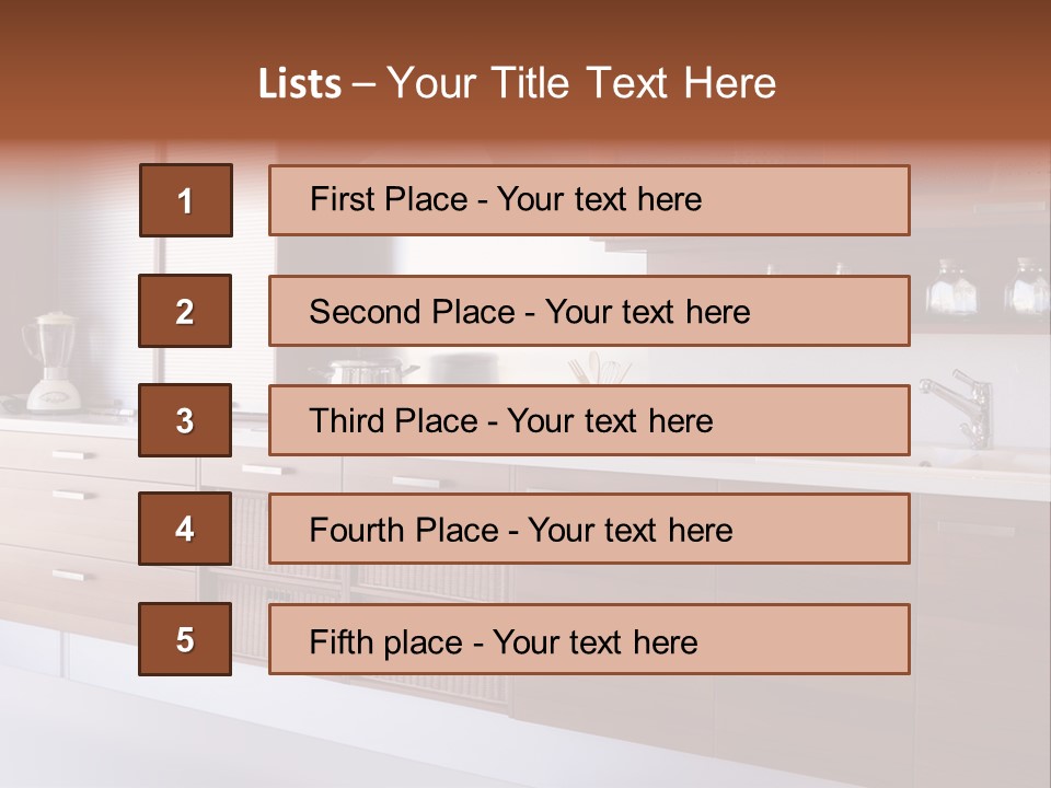 Cupboard Architecture Apartment PowerPoint Template