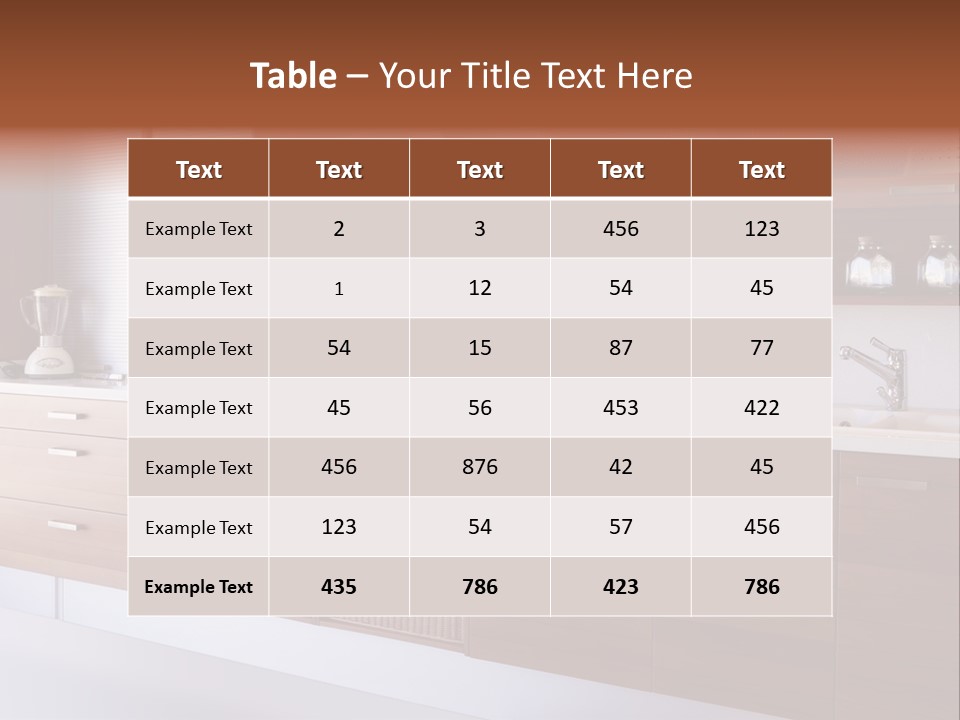 Cupboard Architecture Apartment PowerPoint Template