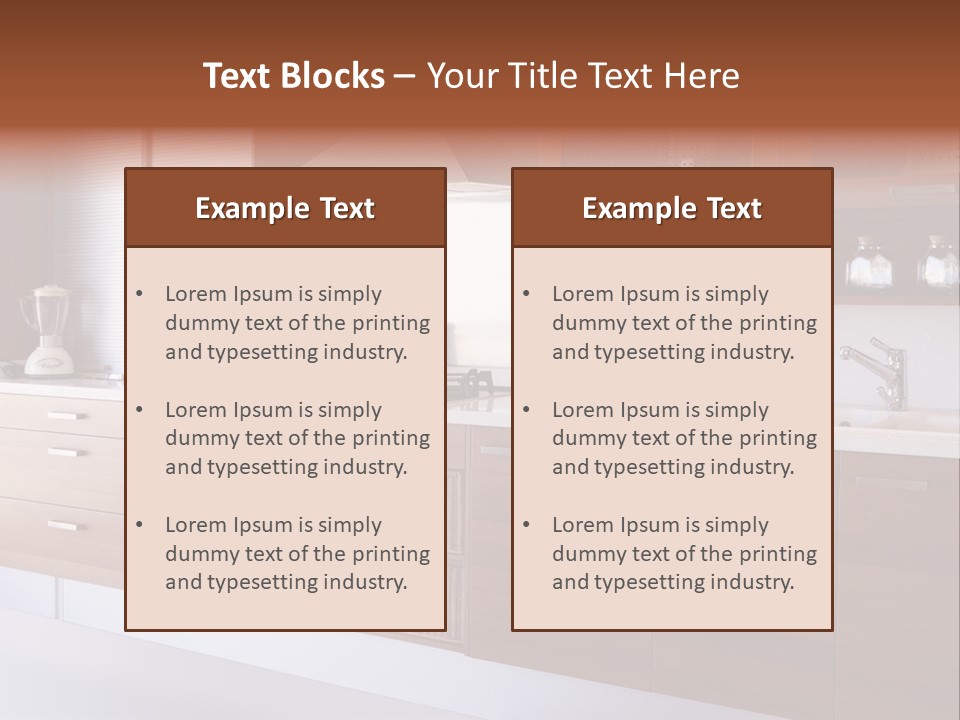 Cupboard Architecture Apartment PowerPoint Template