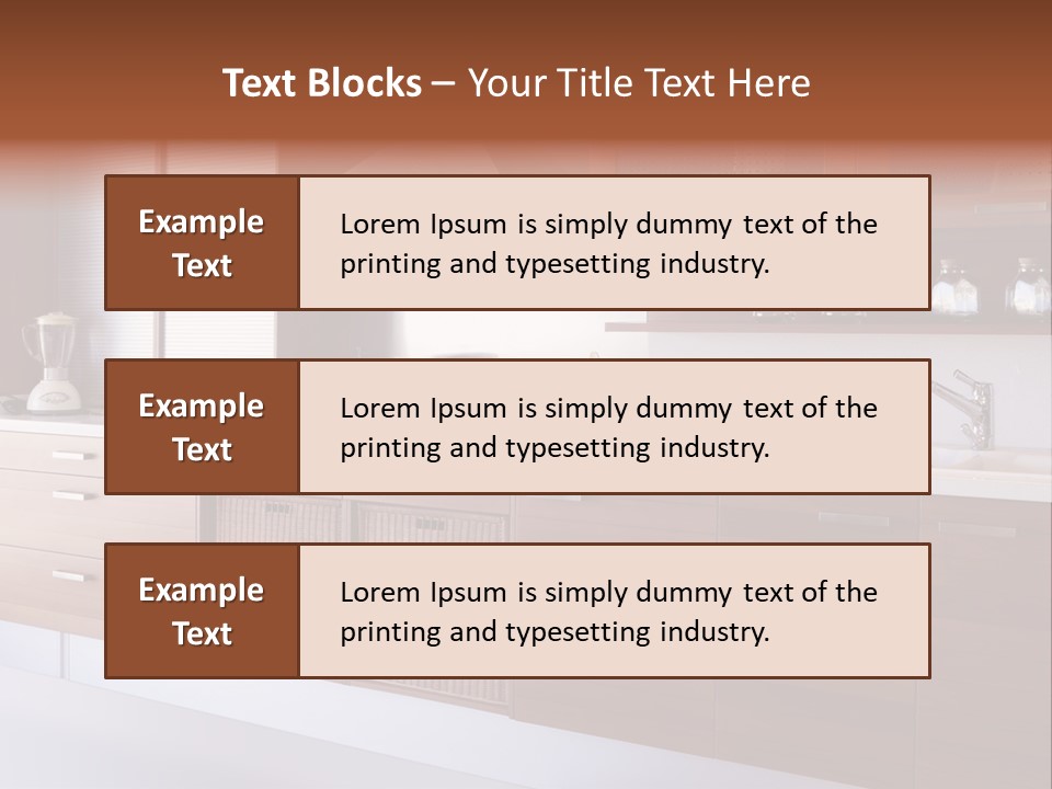 Cupboard Architecture Apartment PowerPoint Template