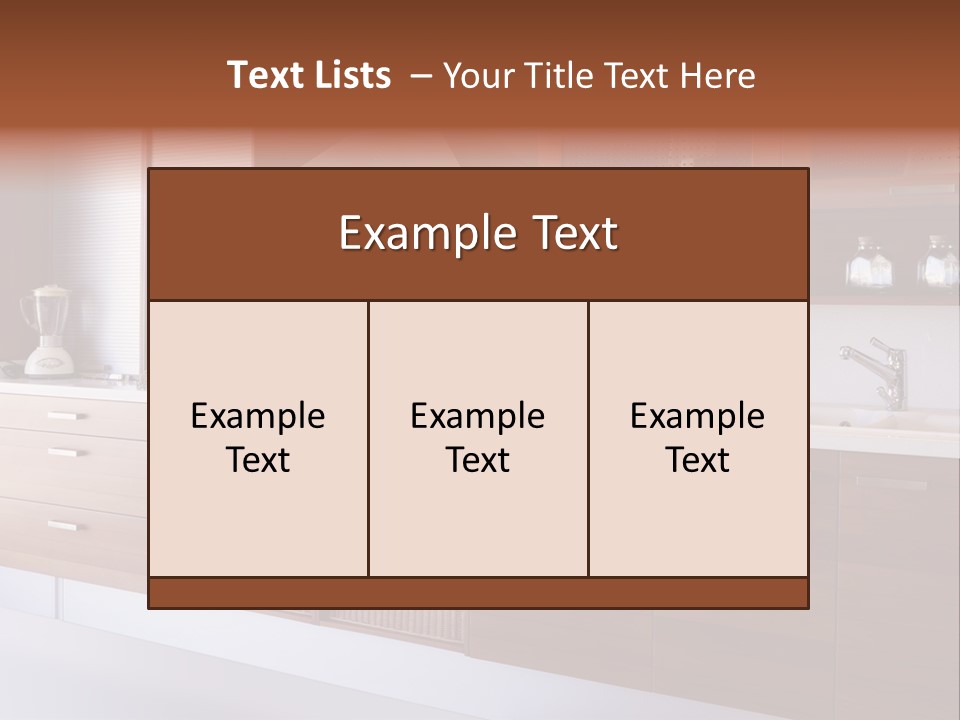 Cupboard Architecture Apartment PowerPoint Template