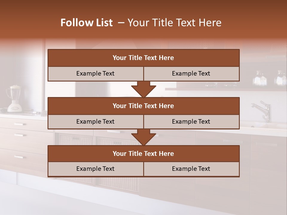 Cupboard Architecture Apartment PowerPoint Template