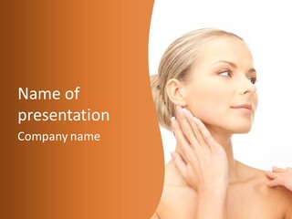 Skincare Clean Charming PowerPoint Template