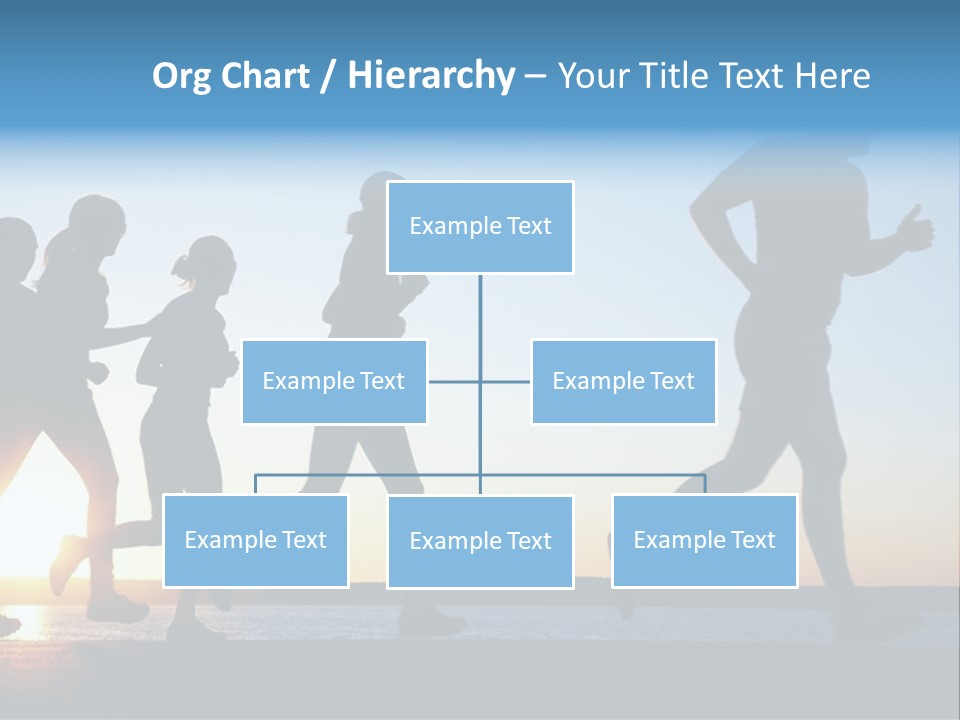Group Sunset Lake PowerPoint Template