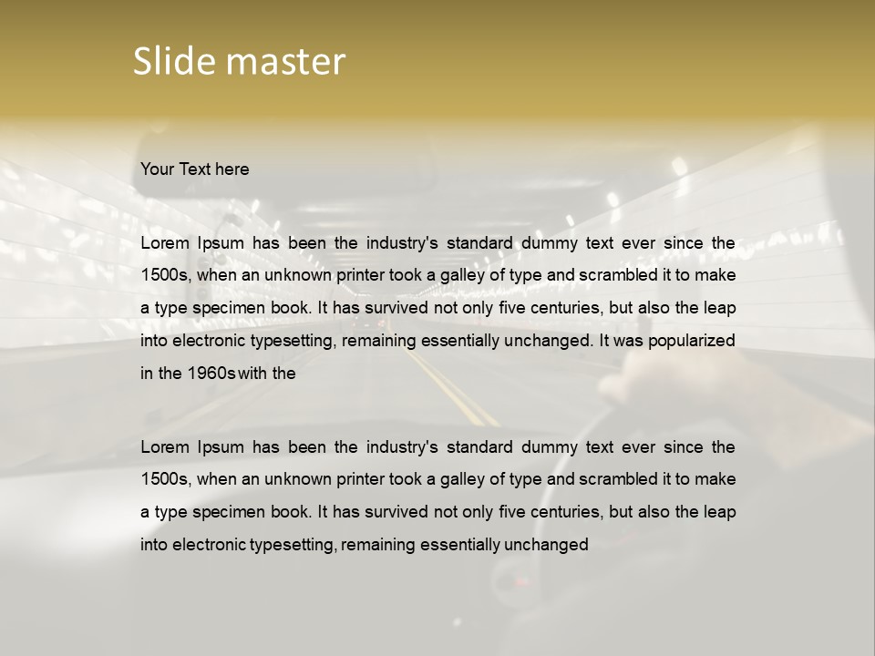 River Ocean Dirty PowerPoint Template