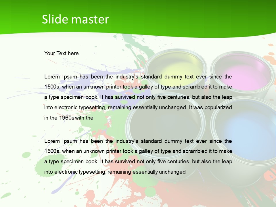 Mousse Nobody Dessert PowerPoint Template