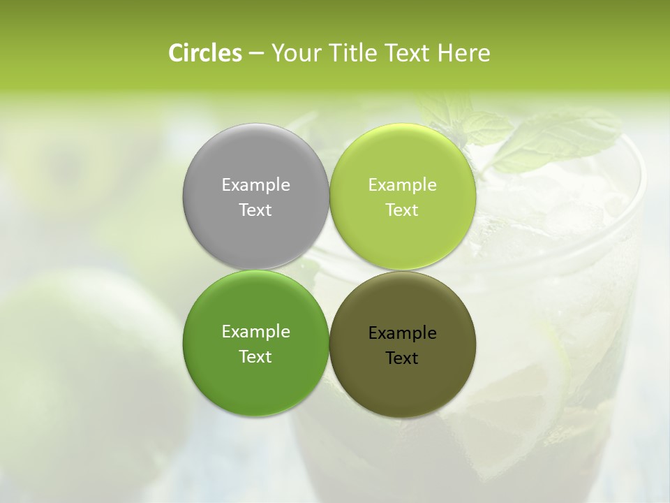 Alcoholic Exotic Cold PowerPoint Template