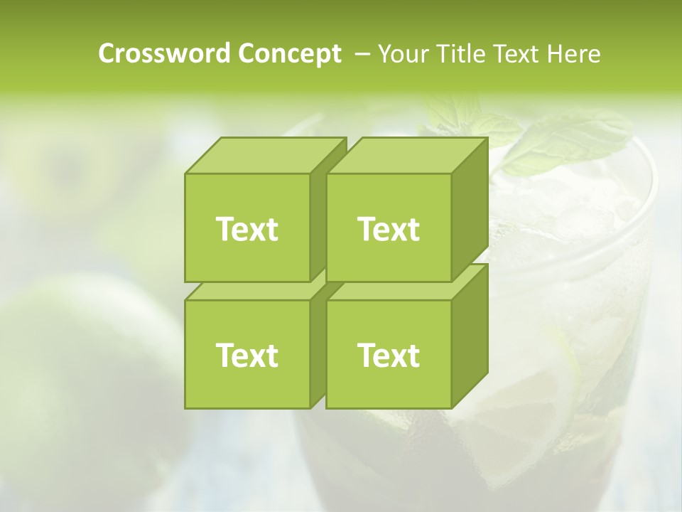 Alcoholic Exotic Cold PowerPoint Template