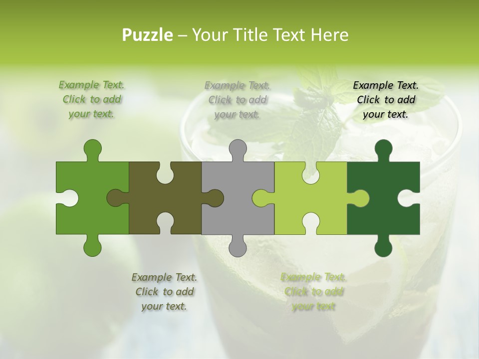 Alcoholic Exotic Cold PowerPoint Template