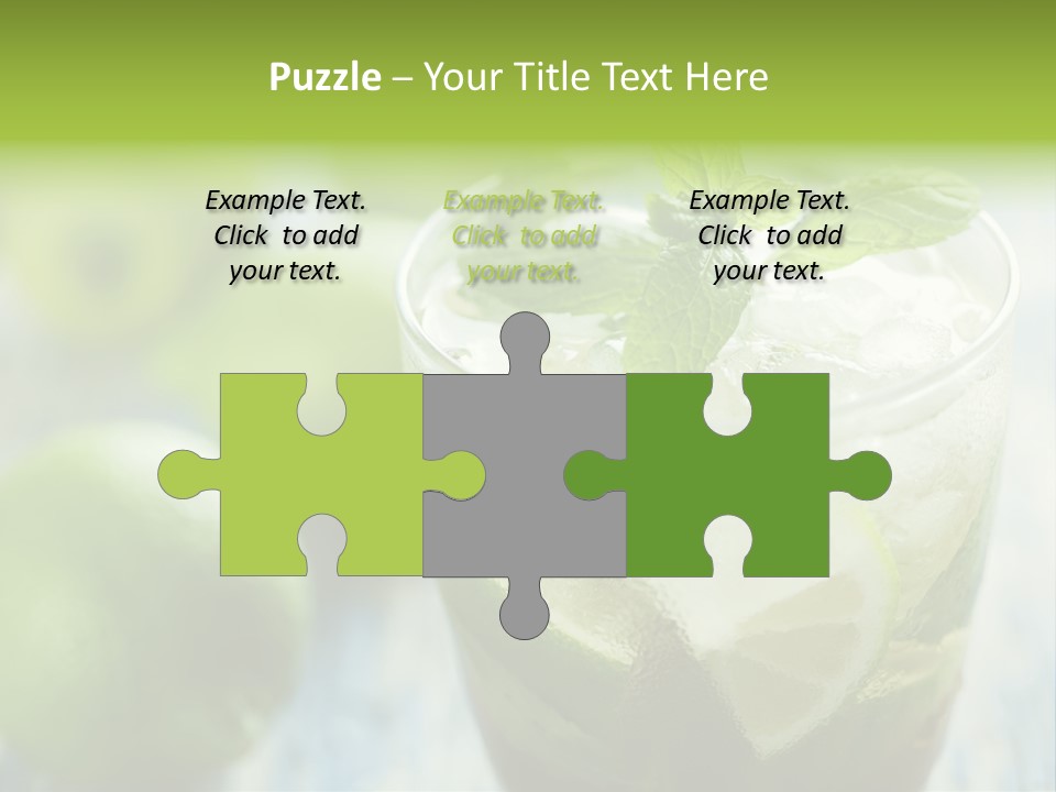 Alcoholic Exotic Cold PowerPoint Template