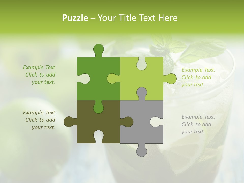 Alcoholic Exotic Cold PowerPoint Template