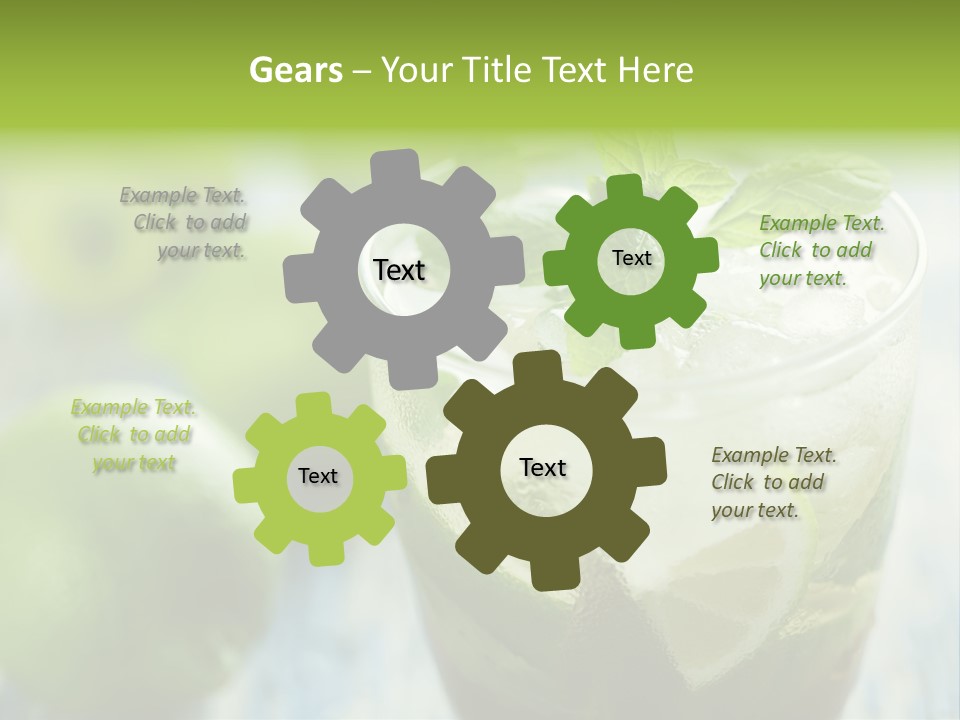 Alcoholic Exotic Cold PowerPoint Template