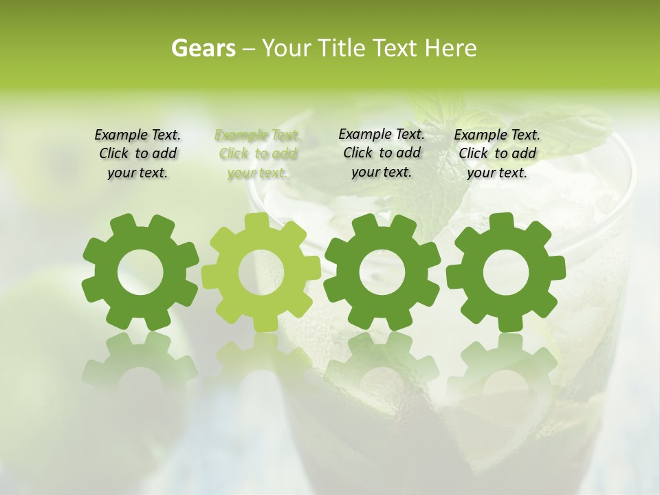 Alcoholic Exotic Cold PowerPoint Template