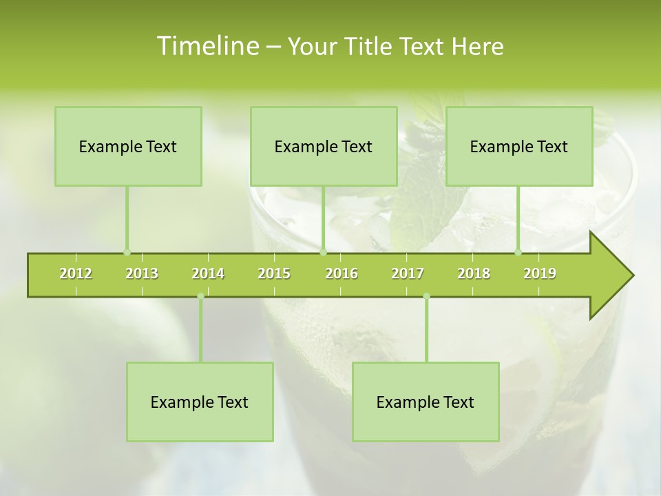 Alcoholic Exotic Cold PowerPoint Template