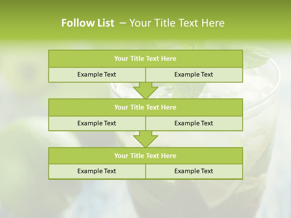 Alcoholic Exotic Cold PowerPoint Template