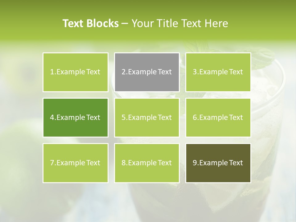 Alcoholic Exotic Cold PowerPoint Template