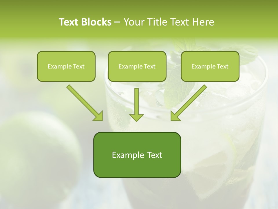 Alcoholic Exotic Cold PowerPoint Template