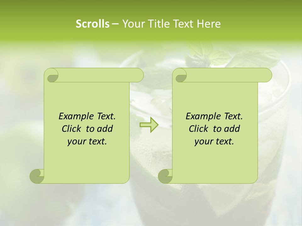 Alcoholic Exotic Cold PowerPoint Template