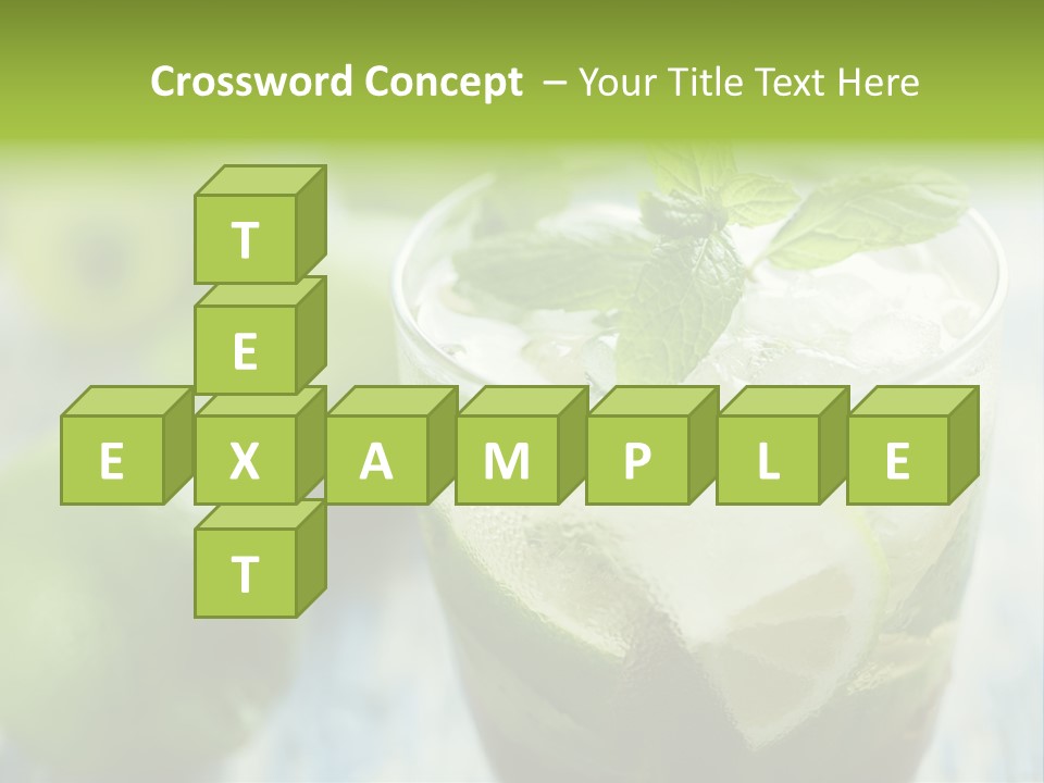 Alcoholic Exotic Cold PowerPoint Template