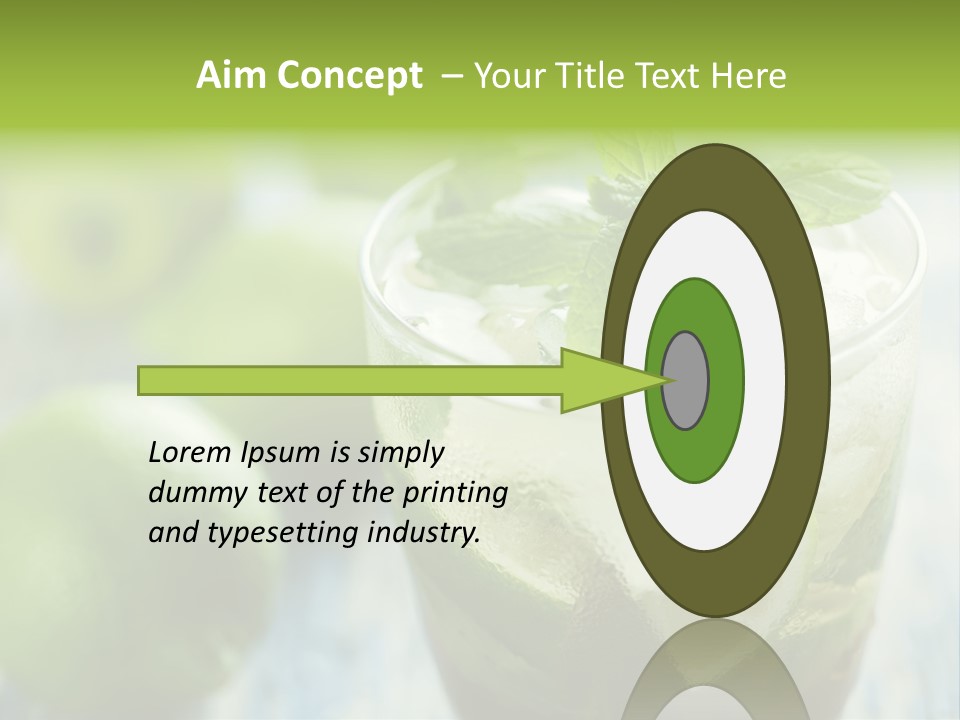 Alcoholic Exotic Cold PowerPoint Template