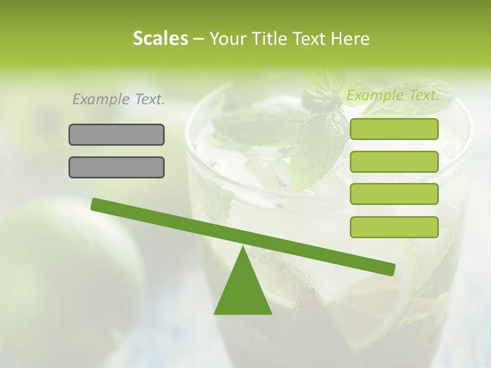 Alcoholic Exotic Cold PowerPoint Template