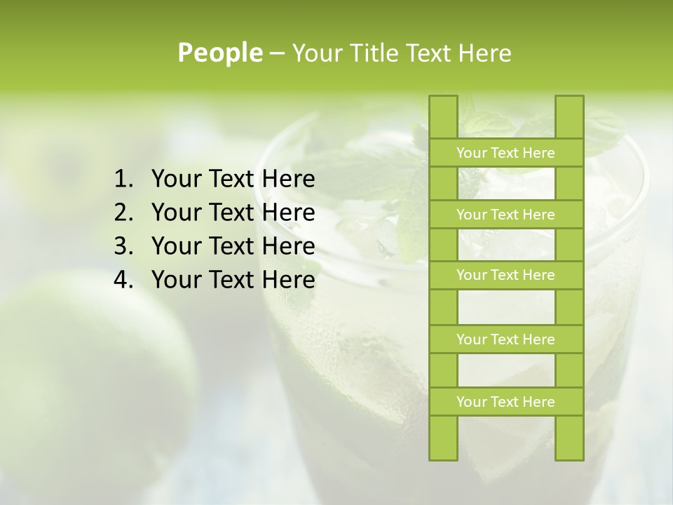 Alcoholic Exotic Cold PowerPoint Template