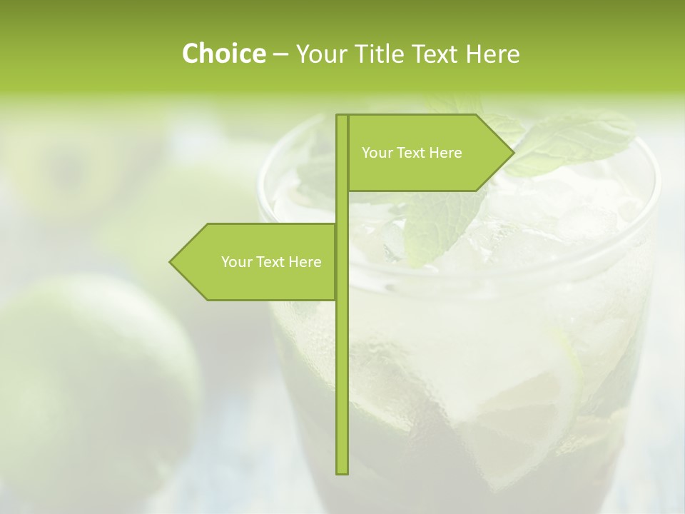 Alcoholic Exotic Cold PowerPoint Template