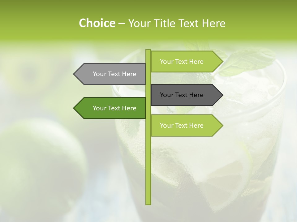 Alcoholic Exotic Cold PowerPoint Template