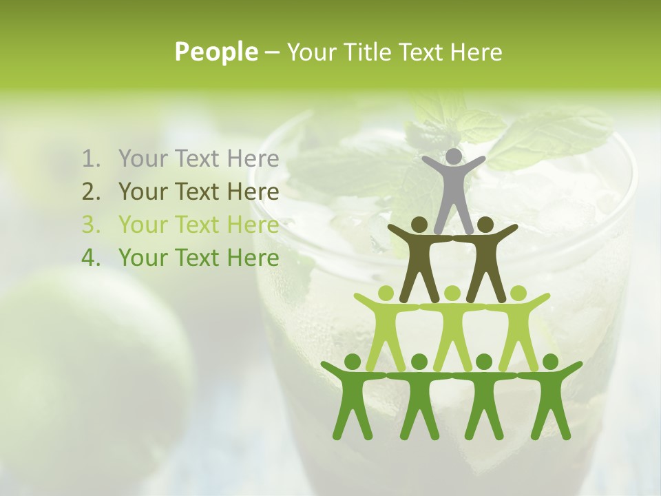 Alcoholic Exotic Cold PowerPoint Template