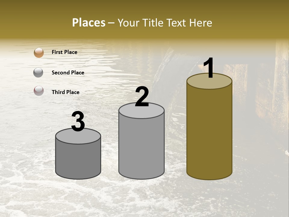 River Ocean Dirty PowerPoint Template