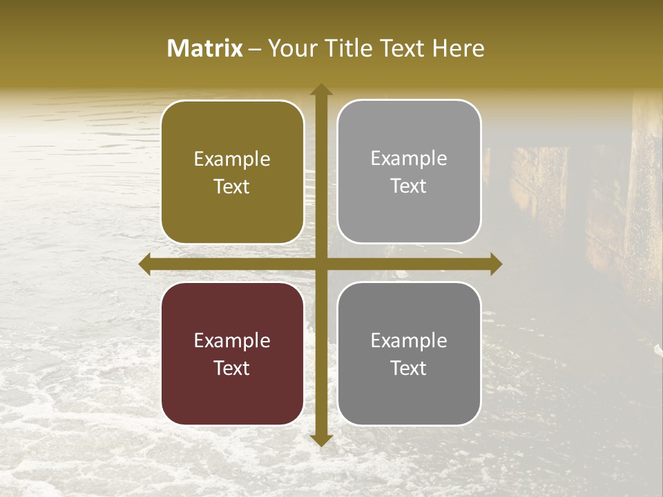 River Ocean Dirty PowerPoint Template