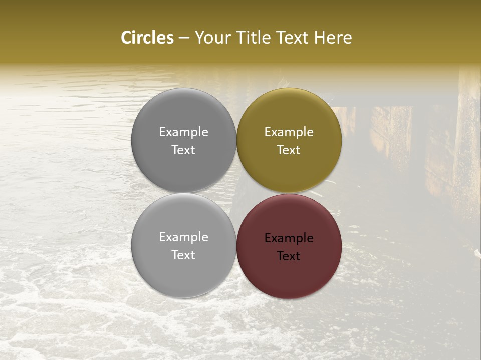 River Ocean Dirty PowerPoint Template