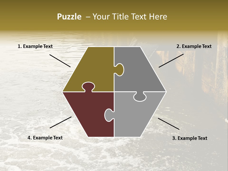 River Ocean Dirty PowerPoint Template