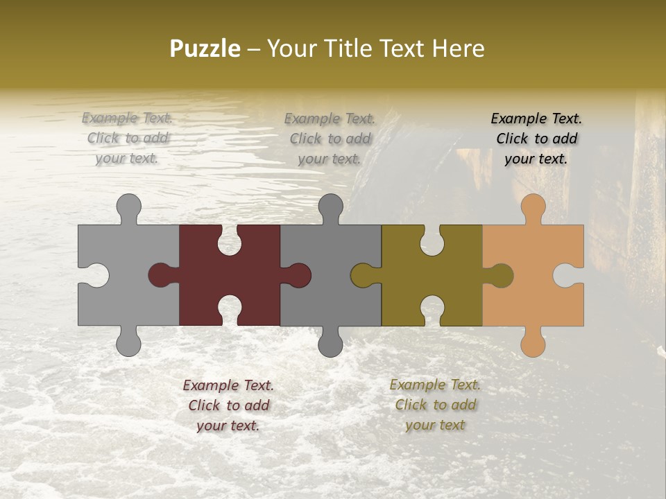 River Ocean Dirty PowerPoint Template