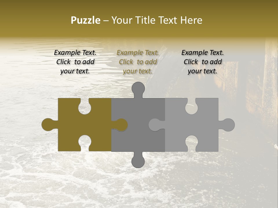 River Ocean Dirty PowerPoint Template