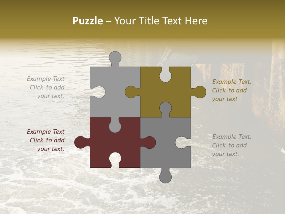 River Ocean Dirty PowerPoint Template