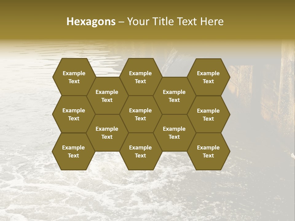 River Ocean Dirty PowerPoint Template