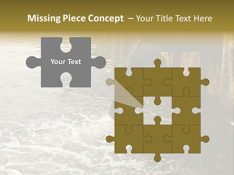 River Ocean Dirty PowerPoint Template