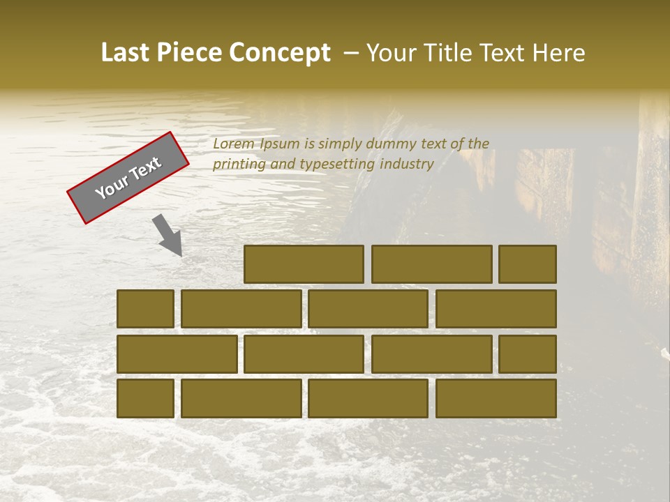 River Ocean Dirty PowerPoint Template